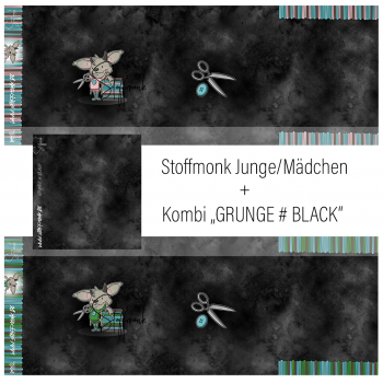 Eigenproduktion "Stoffmonk - Mädchen" BIO Jersey